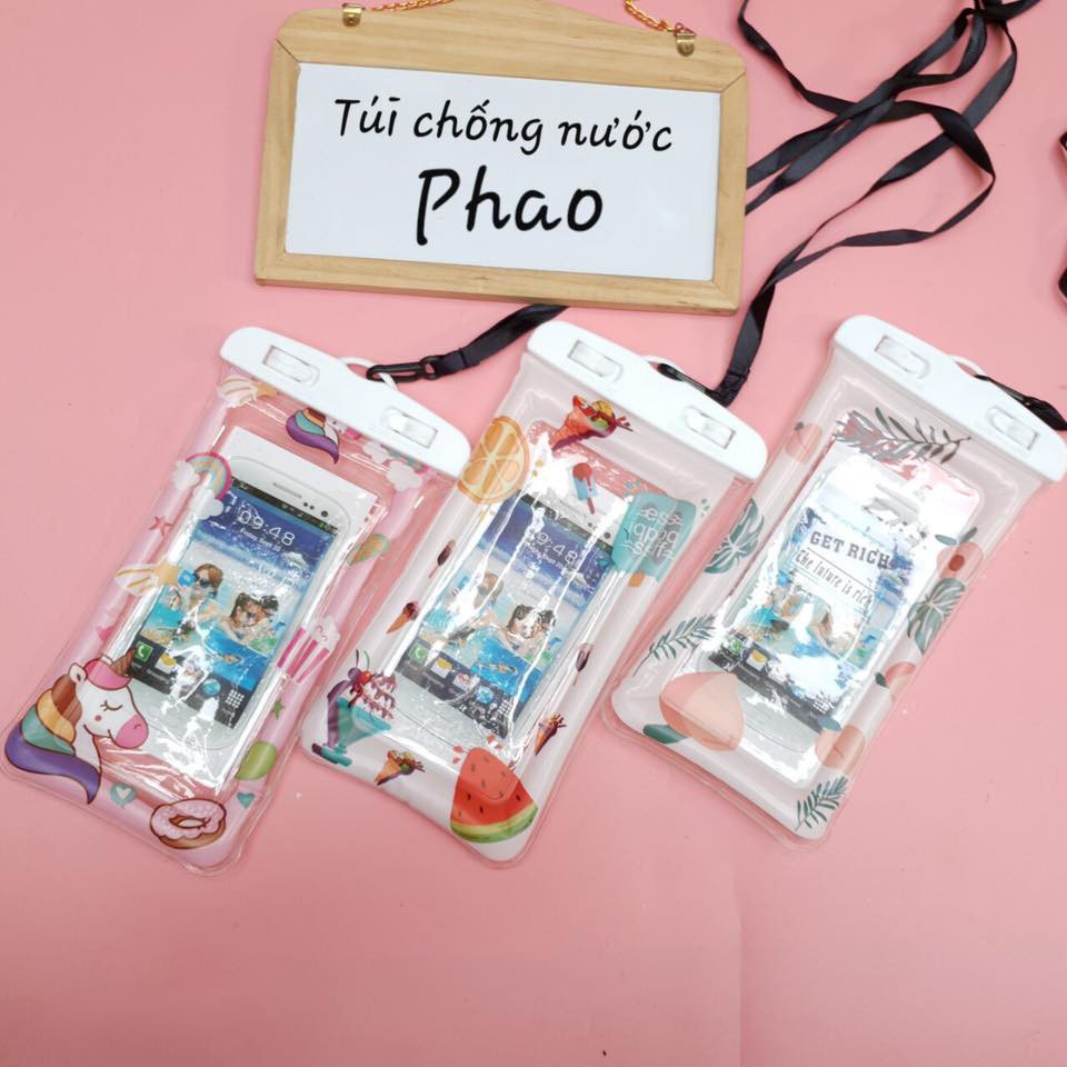 Túi chống nước cao cấp dạng phao nổi trên mặt nước dành cho điện thoại, bọc đựng điện thoại đi bơi thích hợp đi biển