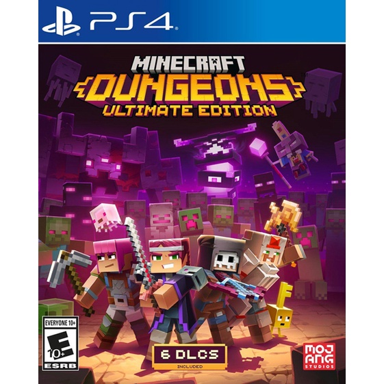 Đĩa Game PS4 Minecraft Dungeons ultimate Edition Chính Hãng Nguyên Seal