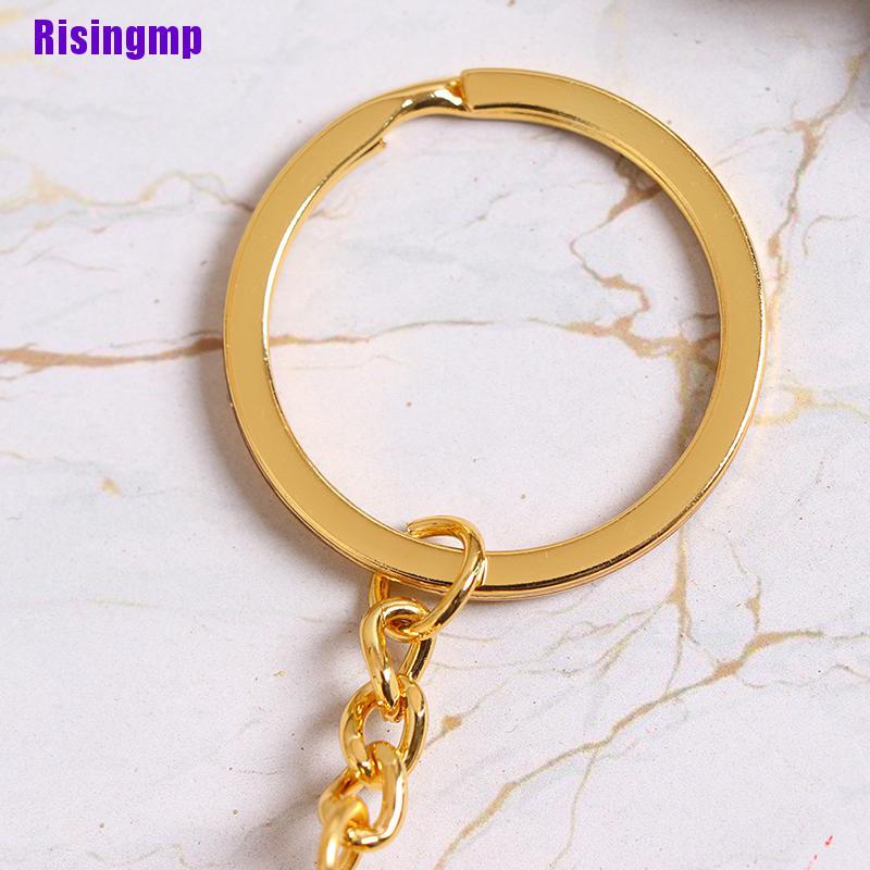 [Risingmp] Zodiac Ox Keychain Pendant Vintage Lucky Bull Keychain Charm Chinese Decor