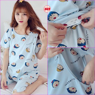 Quần Áo bà Bầu sau sinh cho con bú C69