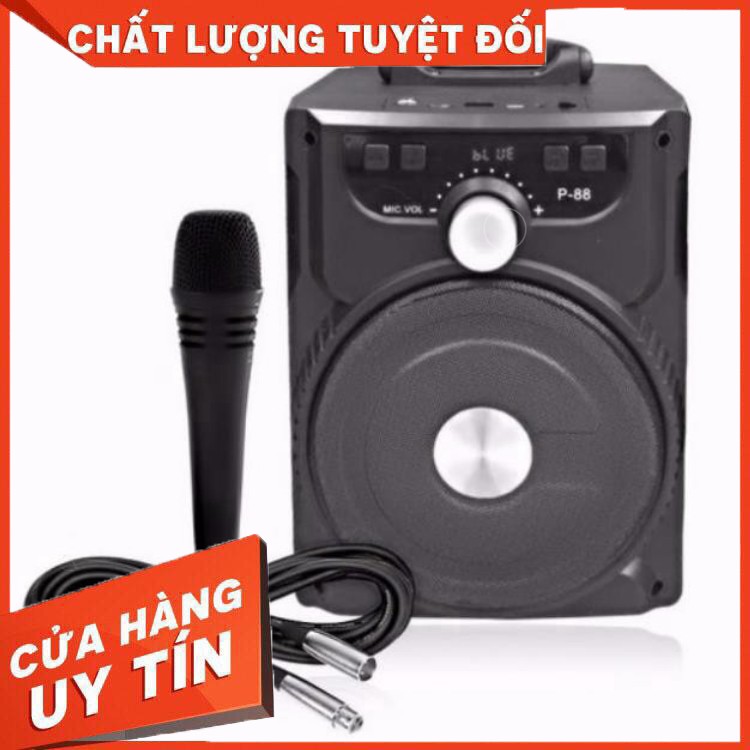 [HÀNG CHẤT LƯỢNG] Loa kéo mini P88  tặng 1 mic - hàng chất lượng, giá tốt nhất TQ