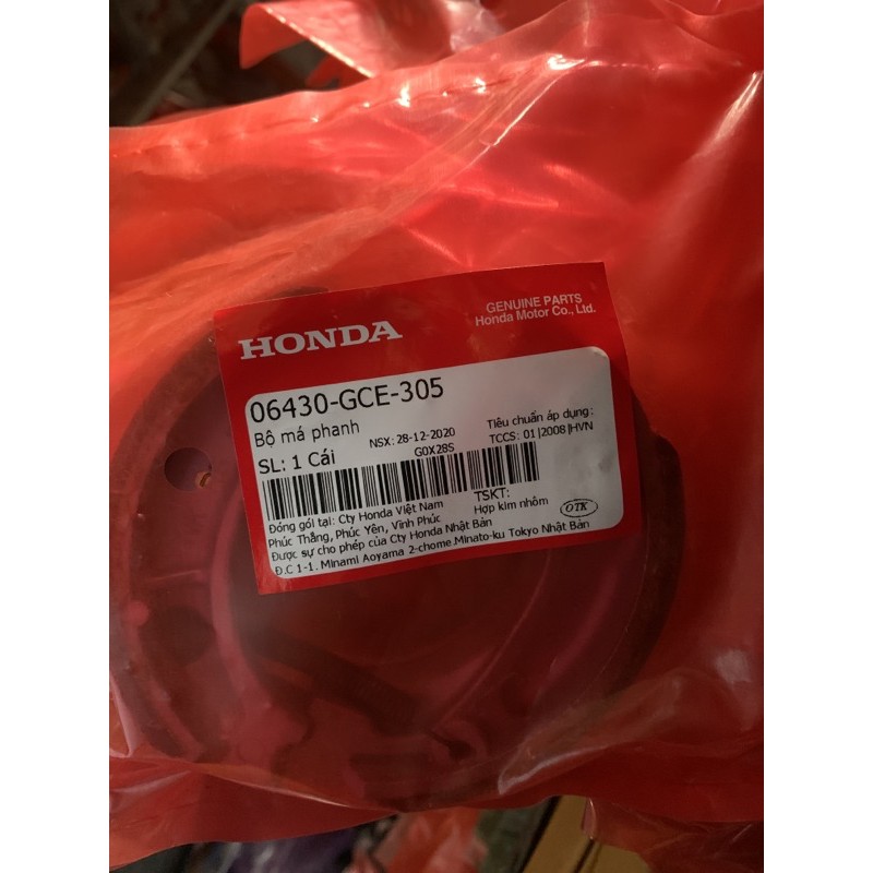 Bộ má phanh honda dream wave 06430-GCE-305