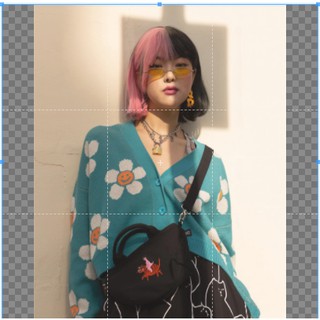 Áo khoác cardigan len dáng ngắn in hình hoa hướng dương mặt cười dễ thương cho nữ