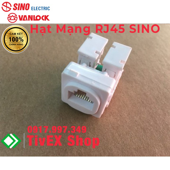 Hạt Mạng Âm Tường RJ45 S18 SINO VANLOCK