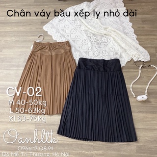 ( 40-75kg) Chân Váy Bầu Xếp Ly Ngắn - Chân váy bầu dài - Chân váy bầu công sở
