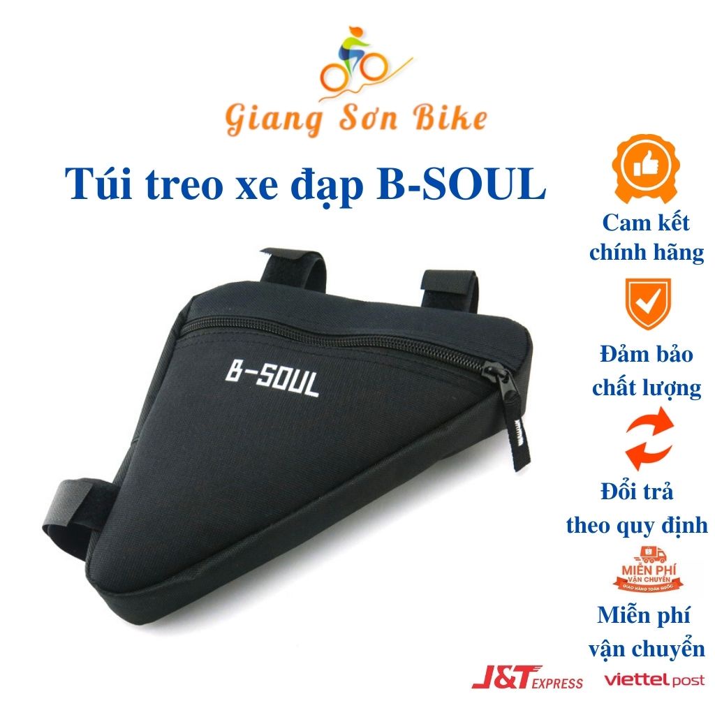 Túi treo xe đạp BSOUL, túi tam giác treo ghi đông xe đạp thể thao nhỏ gọn - GIANG SƠN BIKE