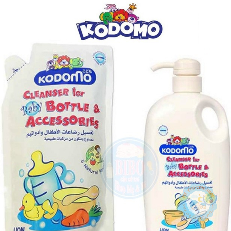 [CHÍNH HÃNG] Nước rửa bình sữa KODOMO ( Túi 700ml/ Chai 750ml) (katydang)