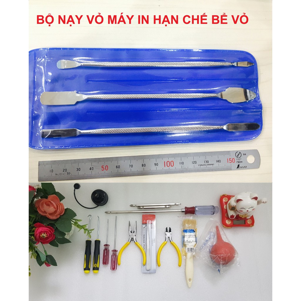 [Mã 33ELSALE hoàn 7% đơn 300K] Bộ đồ nghề nạp mực máy in sửa chữa máy in dành cho anh em kỹ thuật