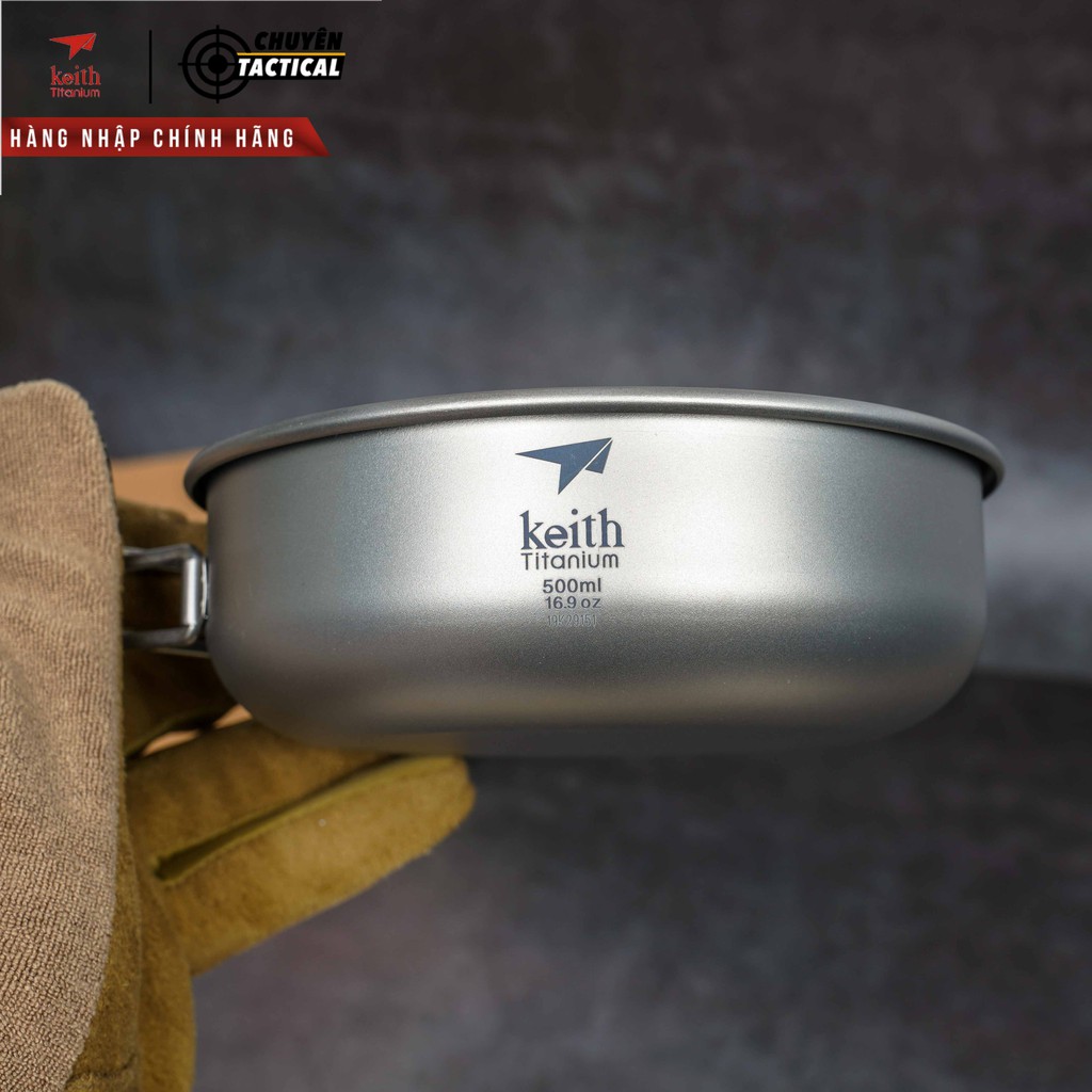 Chén Titanium Có Quai Cầm Keith Ti5325