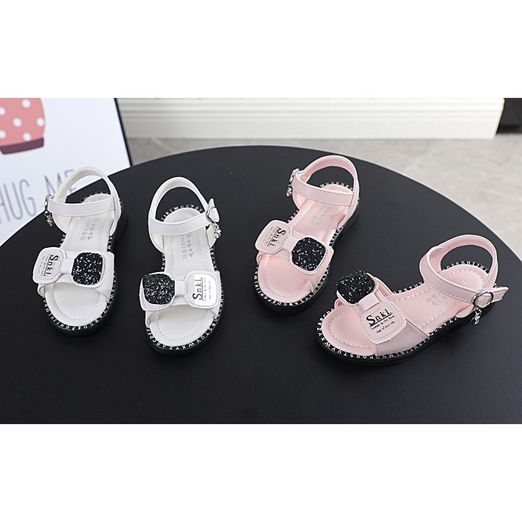 sandal bé gái size 26-30 đính sequin dễ thương