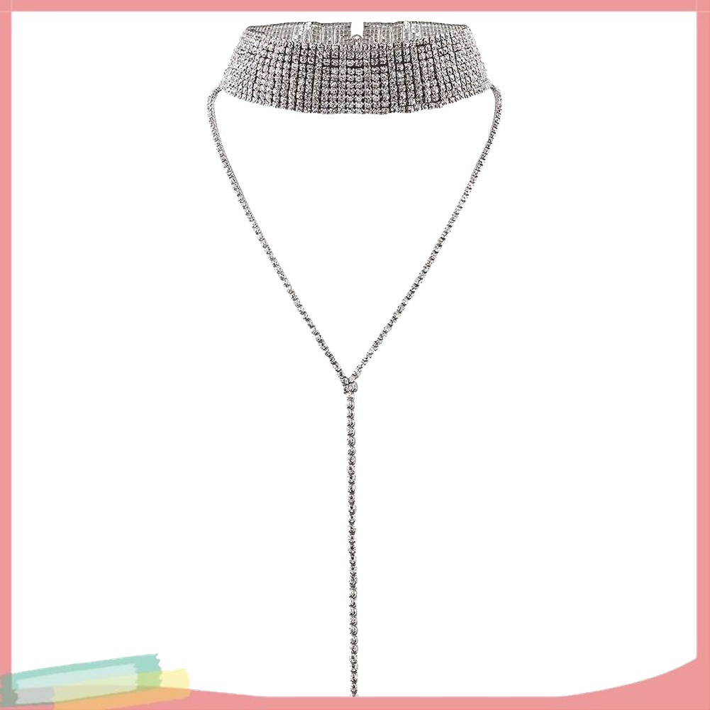 Vòng Cổ Choker Nhiều Lớp Đính Đá Thời Trang Cá Tính Cho Nữ