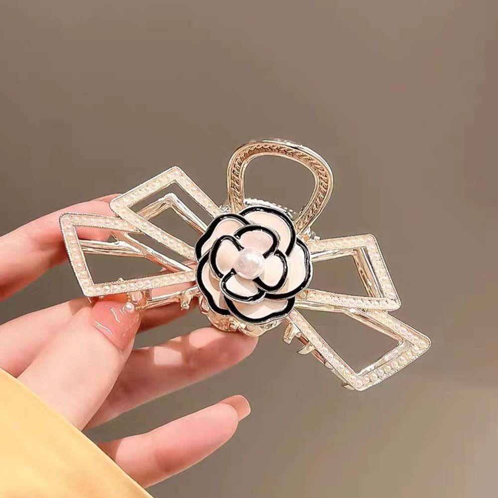 Kẹp Tóc Đuôi Ngựa Thanh Lịch Thời Trang Xuân Hè Cho Nữ|Kẹp Tóc Hình Bông Hoa / Con Cua Xinh Xắn