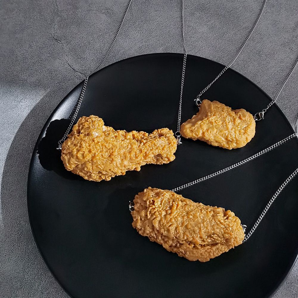 Vòng cổ mặt hình thức ăn vặt đồ uống độc đáo phong cách Hàn Quốc sáng tạo