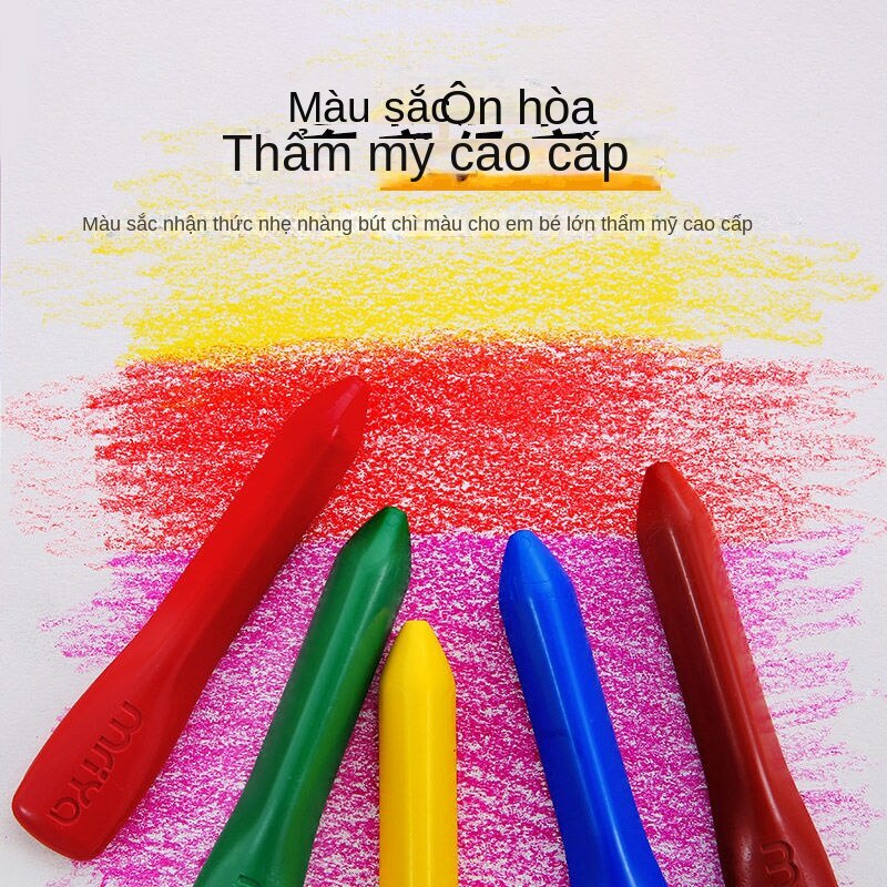 Set 8 12 24 36 Bút Tô Màu Hữu Cơ Chất Lượng Cao Cho Bé