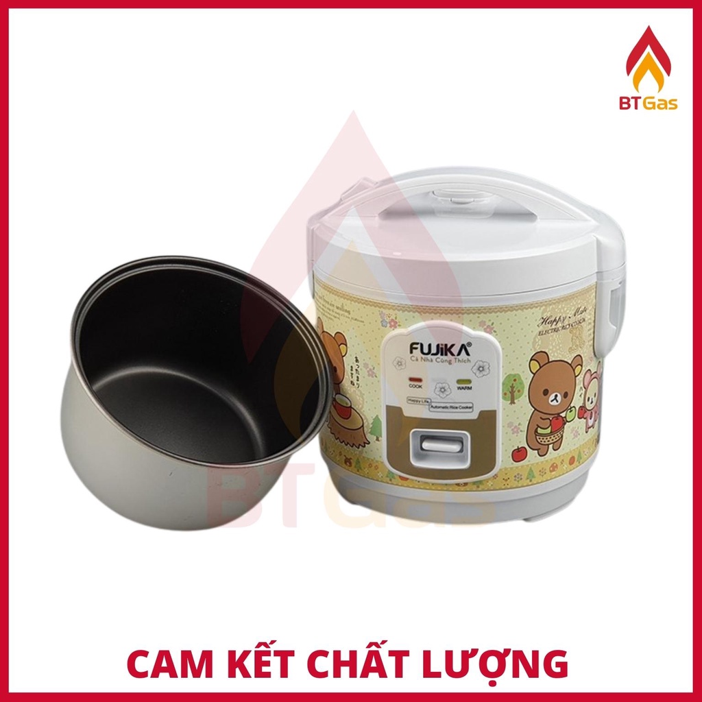 [Mã ELHADEV giảm 4% đơn 300K] Nồi cơm điện gắp gài, nồi cơm điện mini Fujika dung tích 1L - 1.5L - 1.8L NC-Series