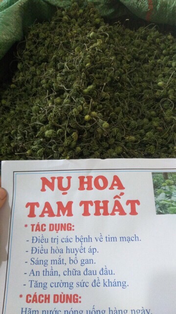 500Gr nụ hoa tam thất bao tử đã sao khô hàng loại 1