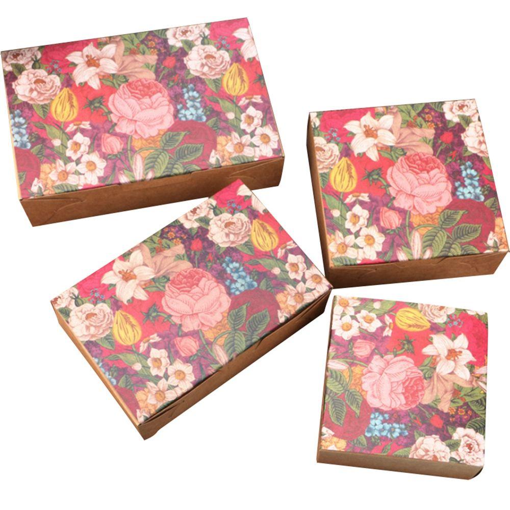 Set 10 Hộp Đựng Bánh Trung Thu Phong Cách Retro