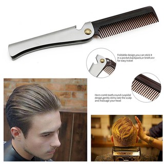 [Hàng mới về] Lược inox gấp gọn kiêm mở nắp chai tiện dụng