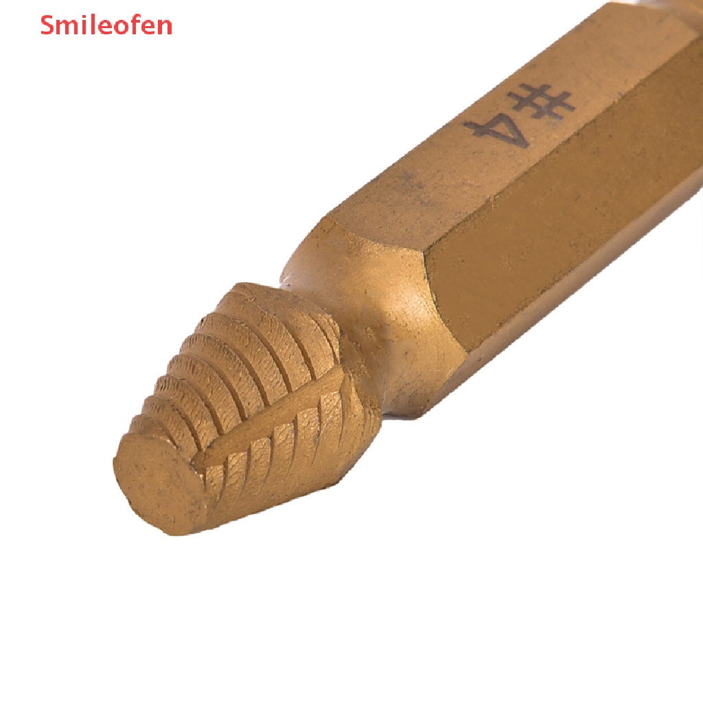 [Smileofen] Set 4 Mũi Khoan Tháo Gỡ Bu Lông Gãy Bằng Titan Mới