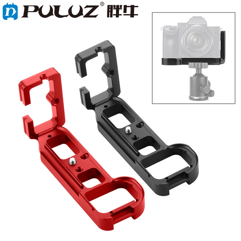 PULUZ 1/4 inch Vertical Shoot Quick Release L Plate Bracket Base Holder for Sony A7R / A7 / A7R S / A7M2