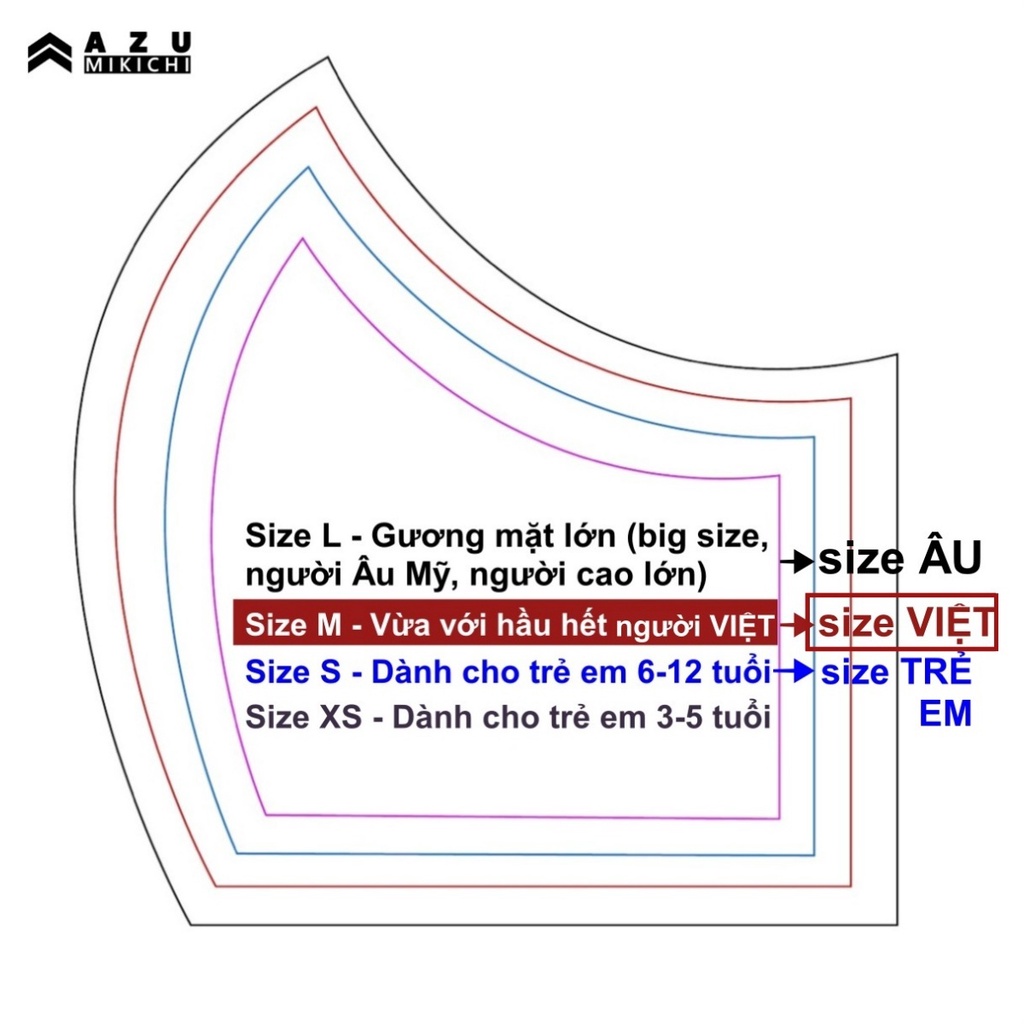 [Mua 4 tặng 1] Khẩu trang vải thời trang chính hãng Azumikichi, chuẩn Đức, màu xanh lý | BigBuy360 - bigbuy360.vn