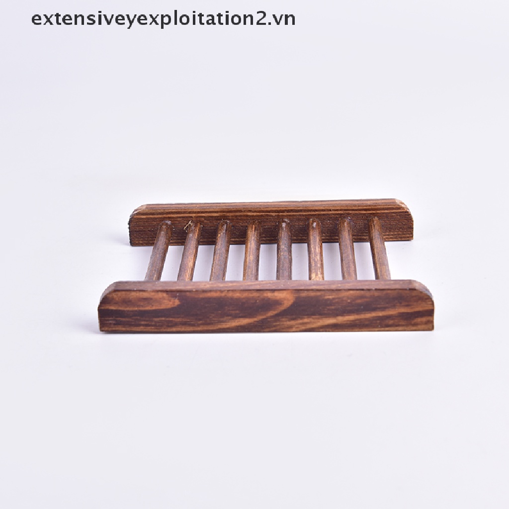 Set 2 khay gỗ đựng xà phòng tiện dụng cho phòng tắm