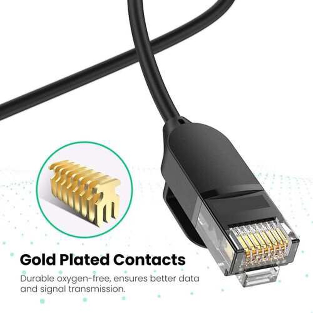 Cáp Mạng Lan Cat6A 10Gpbs Siêu Nhỏ Cao Cấp Ugreen NW122 Chính Hãng