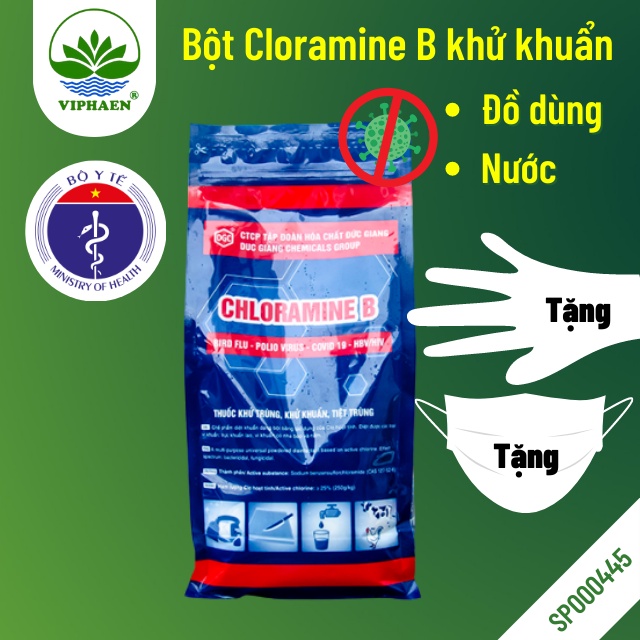 Cloramin B Đức Giang, Chloramine B DGC Việt Nam, Bột khử khuẩn đồ dùng, tiệt trùng nước (1Kg)