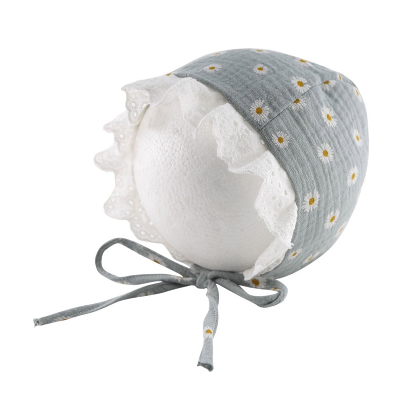 Mũ Cotton Rộng Vành Chống Nắng In Họa Tiết Hoa Xinh Xắn Thời Trang Mùa Hè Cho Bé
