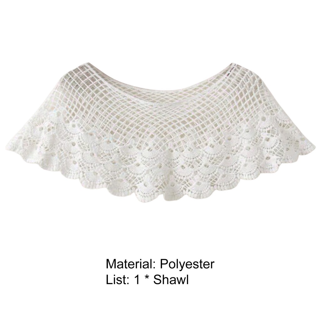 Áo Choàng Ren Xuyên Thấu Dáng Ngắn Thời Trang Dự Tiệc Cho Nữ