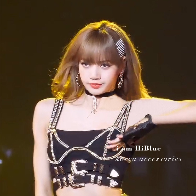 Kẹp tóc mái Idol, kẹp tóc đính đá sáng lấp lánh Filibra - CT060