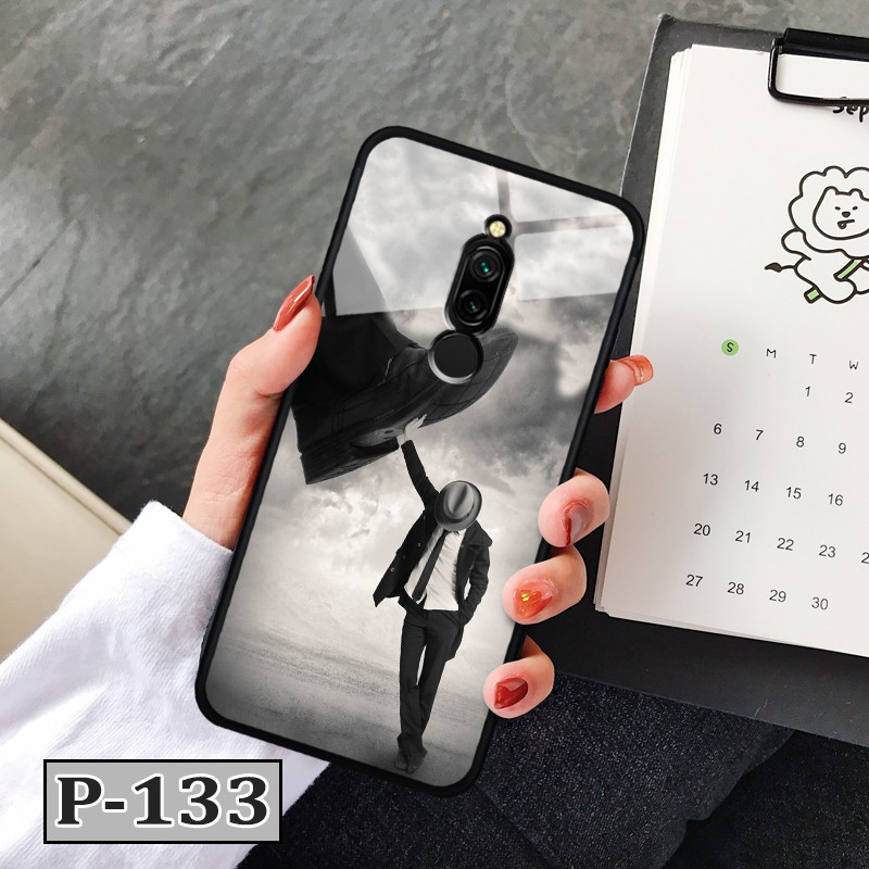 Ốp Xiaomi Redmi 8 - lưng kính in hình 3D