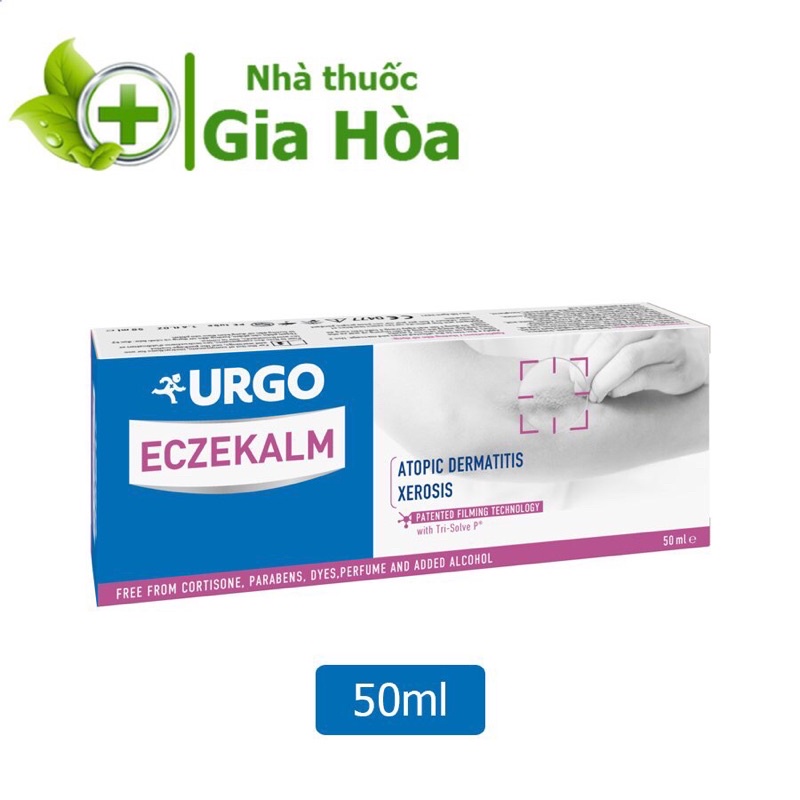 Urgo Eczekalm (Pro S) - Gel bôi hỗ trợ viêm da cơ địa, chàm, khô da, dưỡng ẩm, làm dịu, phục hồi, bảo vệ da