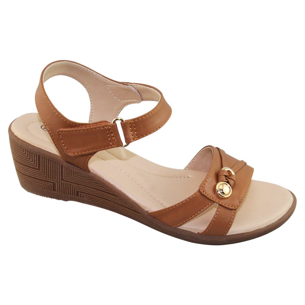 Sandal nữ BITAS ❤️FREESHIP❤️ Dép quai hậu nữ đế xuồng quai dán tiện lợi SYN235