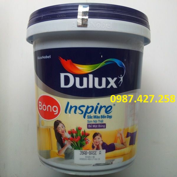 Sơn nước nội thất Dulux Inspire 39AB 18L bề mặt bóng