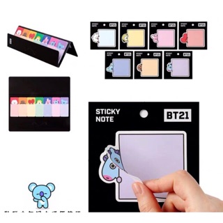 Sticker note + sticker index BT21 - BTS