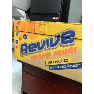 hỏa tốc 2h THPHCM NOW SHIP- Thùng 24 chai Revive chanh muối 390ml bù nước bù khoáng