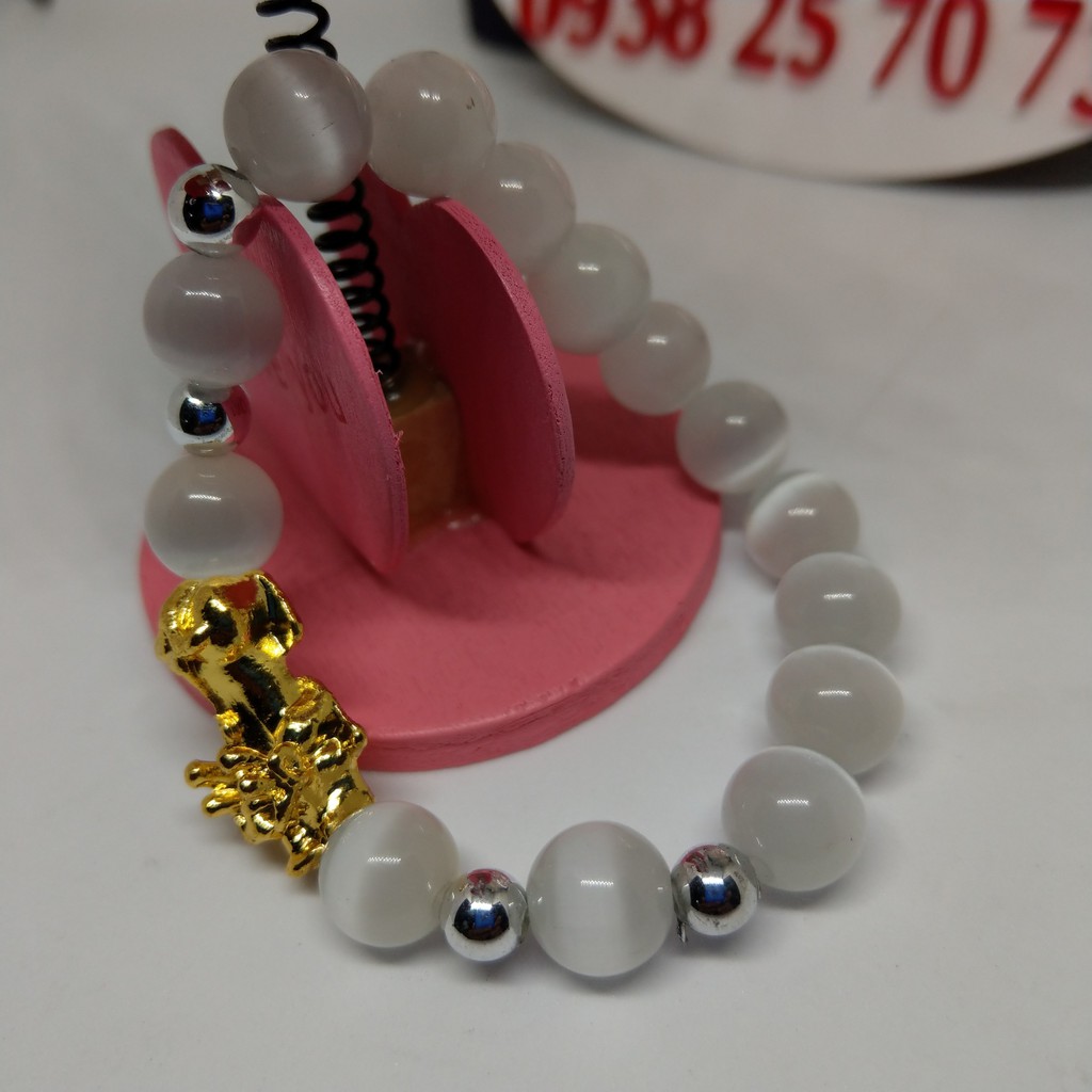 Vòng tay Tùy Hưu đá phát sáng ban đêm