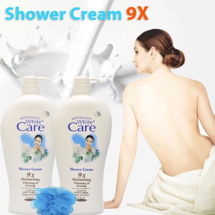 Sữa Tắm Trắng Dê White Care 9X-1200ml Cao Cấp