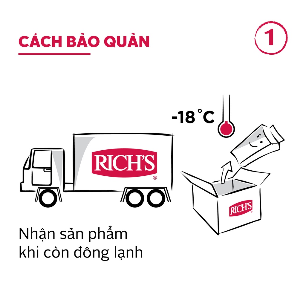 Kem Làm Bánh Rich's Whip Topping Base 907g