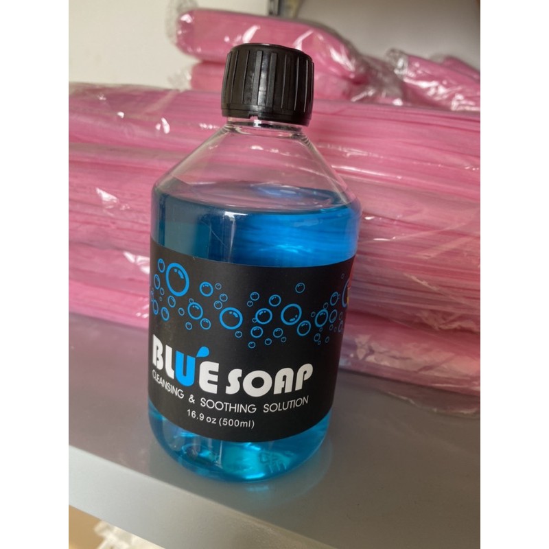 Dung dịch vệ sinh phun xăm BLUE SOAP (500ml)