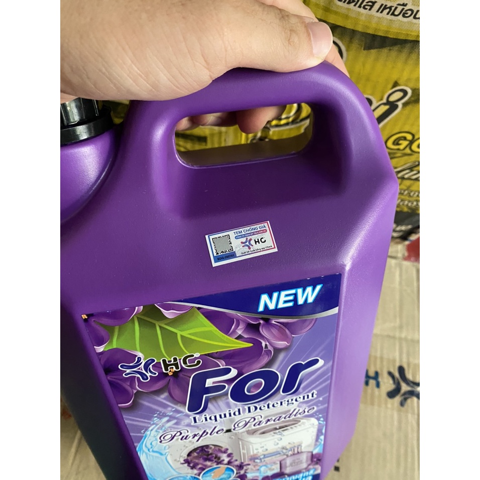 (Chính hãng)Can 5 Lít Nước giặt xả quần áo siêu đậm đặc SPJ 6in1 và HC-For 6in1 Thái Lan