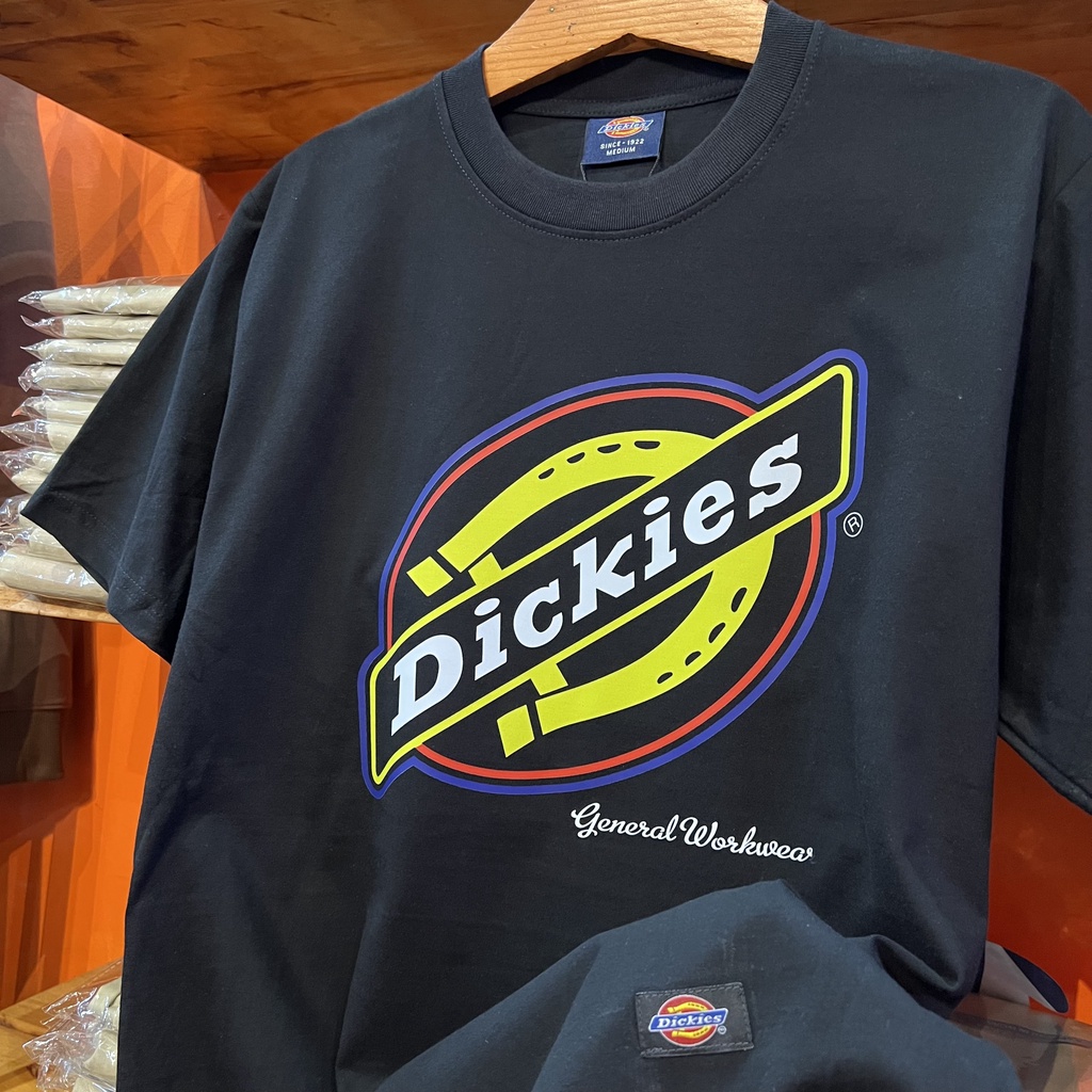 Áo thun Dickies Trắng Đen - Teeshirt Dickies Original -  Unisex nam nữ - Cam kết chính hãng.