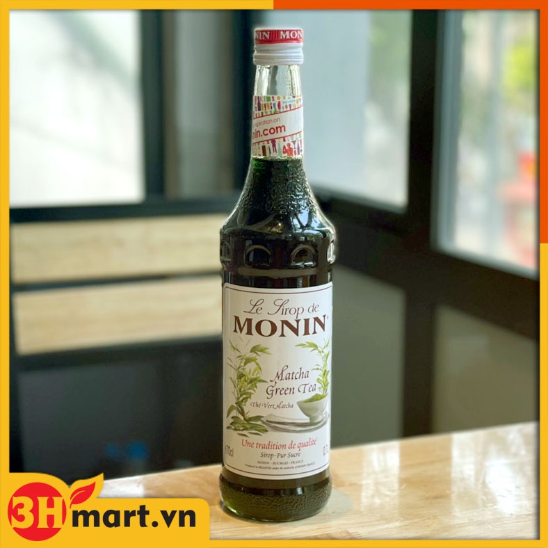 Siro pha chế Matcha Monin 700ml