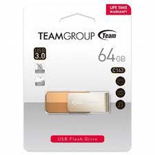 USB 3.0 Team Group C143 32GB/64GB INC tốc độ cao (Trắng, Đồng)