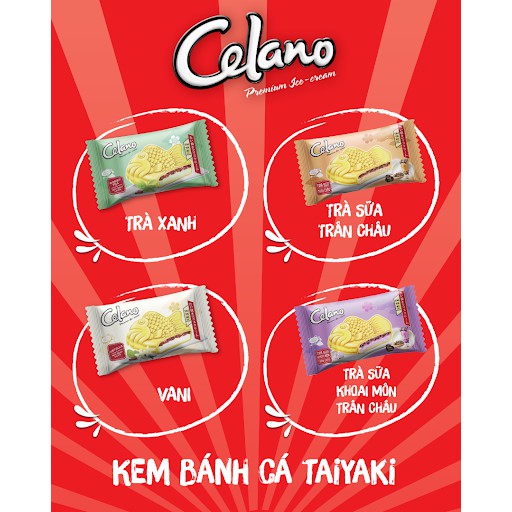 KEM BÁNH CÁ CELANO TAIYAKI