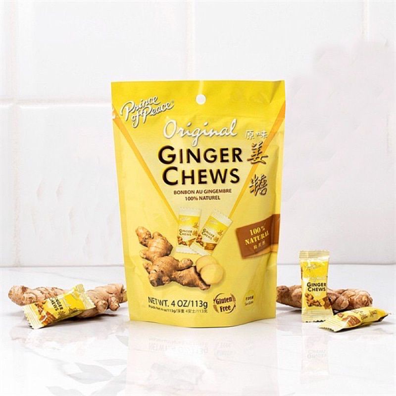 Kẹo gừng dẻo Original Ginger Chews Nhập Mỹ