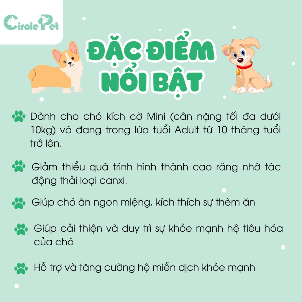 Thức Ăn Khô Cho Chó Nhỏ Trưởng Thành Royal Canin Giúp Kích Thích Sự Thèm Ăn Túi Lớn 15kg - Circle Pet