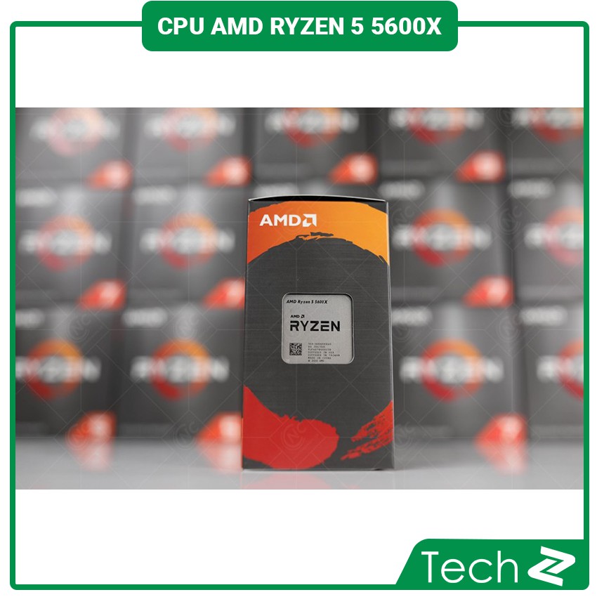 CPU AMD Ryzen 5 5600X (3.7 GHz Upto 4.6GHz / 35MB / 6 Cores, 12 Threads / 65W / Socket AM4)
