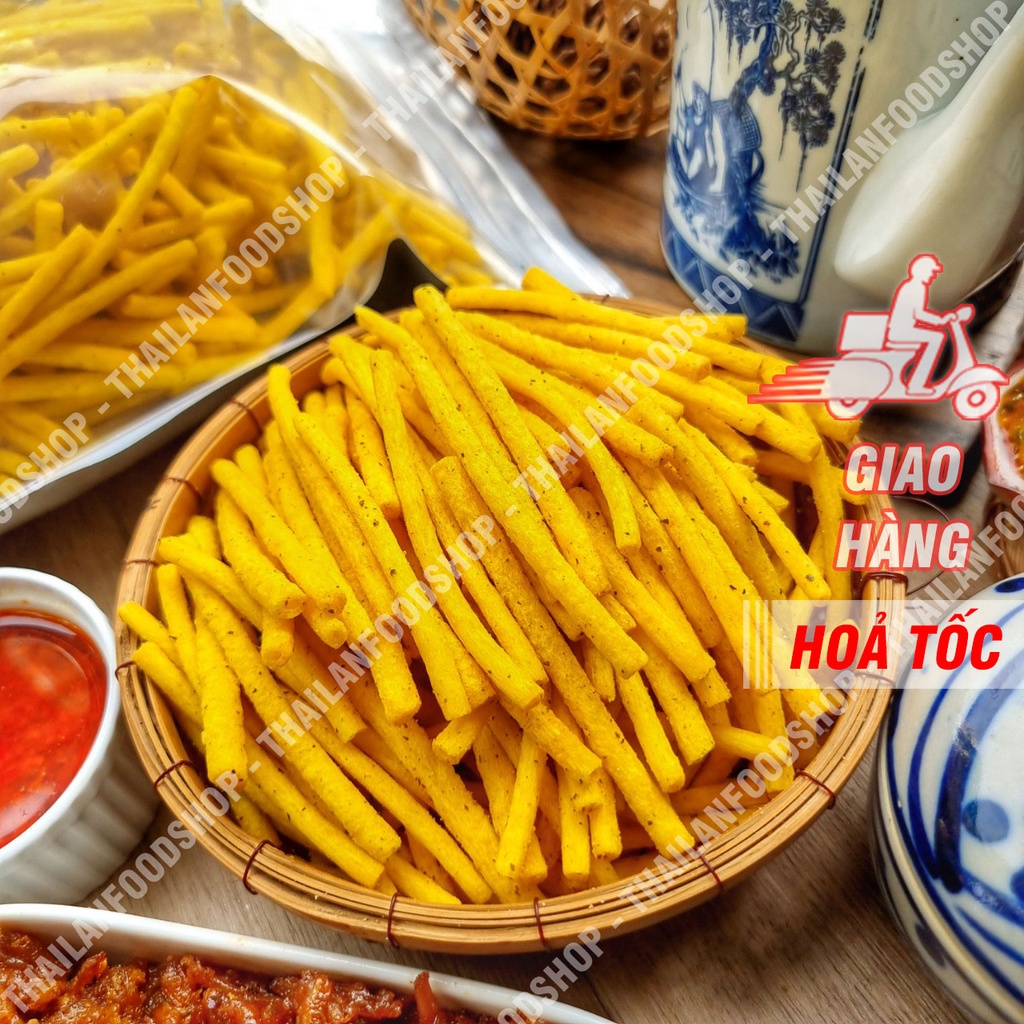 Khoai Tây Ống Sấy Giòn Túi 500gr